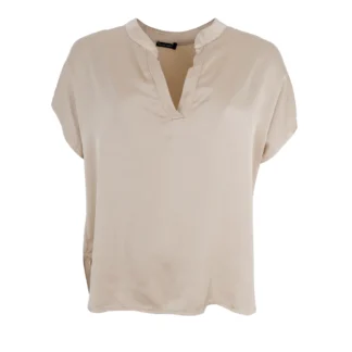 BCELLIS SS BLOUSE - CHAMPAGNE