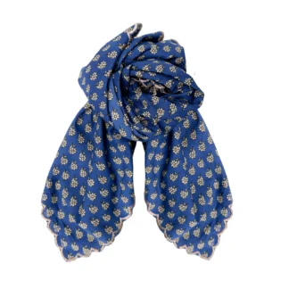 BCFLORA MINI SCARF - Blue floral